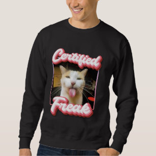 Sudadera meme de gato divertido - Meme de gato famoso