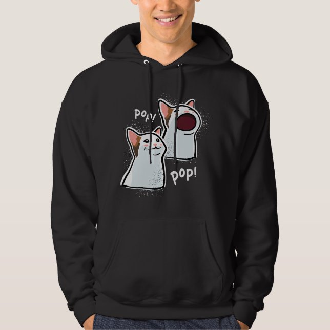 Sudadera Meme de Gato Explotando (Anverso)