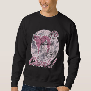 Sudadera Meme de gato Tee Chonk Grumpy Gatos De Papá Mamá G