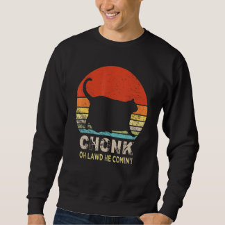 Sudadera Meme de la escala del gato Chonk Memes de los gato