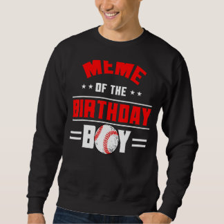 Sudadera Meme De La Familia De Temas De Béisbol Birthday Bd