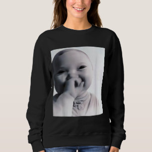 Sudadera Meme de la generación z bebé IA viral riendo AI ri