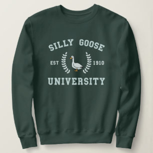 Sudadera Meme de la Universidad tonta de Silly Goose