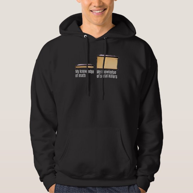 Sudadera Meme de la verdadera criminalidad que conozco sobr (Anverso)