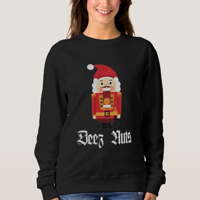 Sudadera Meme de Navidades divertidos de soldados desnuclea (Anverso)