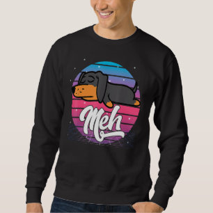 Sudadera Meme de Otaku japonés de vaporwave estético Meh Da