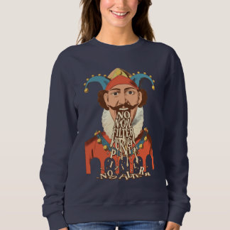 Sudadera Meme de payaso vintage sin filtro.