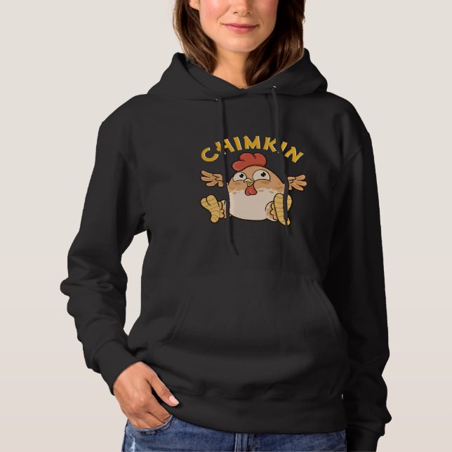 Sudadera Meme de pollo con chimkin Fat Derpy (Anverso)