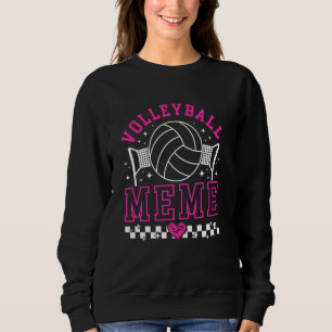 Sudadera Meme De Voleibol De Un Jugador De Voleibol