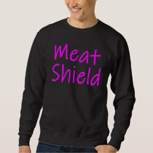 Sudadera Meme Del Juego Del Escudo De La Carne Para Los Jug