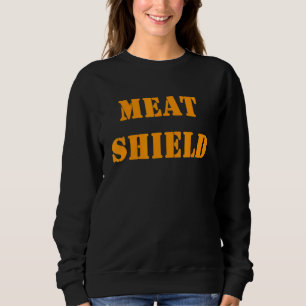 Sudadera Meme Del Juego Del Escudo De La Carne Para Los Jug