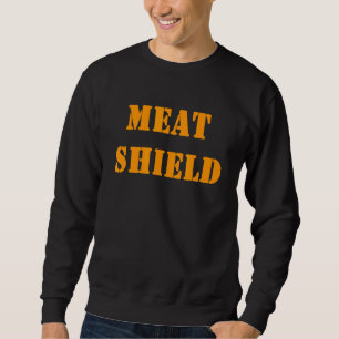 Sudadera Meme Del Juego Del Escudo De La Carne Para Los Jug