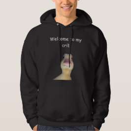 Sudadera Meme del Pato Divertido – “Bienvenido a Mi Casa” A
