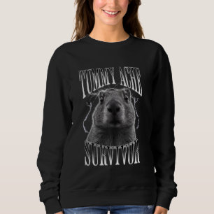 Sudadera Meme Divertido de Carpincho Superviviente de Dolor