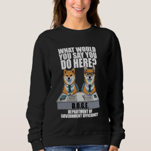 Sudadera Meme divertido de DOGE D.O.G.E, Departamento de Go
