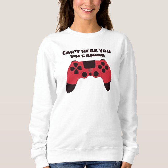 Sudadera Meme divertido de gamer - Videojuegos Nerd Typogra (Anverso)