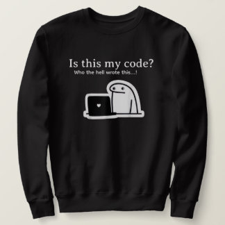 Sudadera Meme divertido de programador | ¿Es este mi código