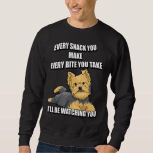 Sudadera Meme divertido de Yorkshire cada bocadillo que sea