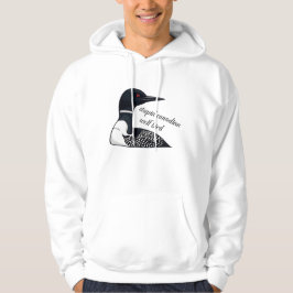 Sudadera Meme Divertido del Lobo Pájaro Canadiense Estúpido