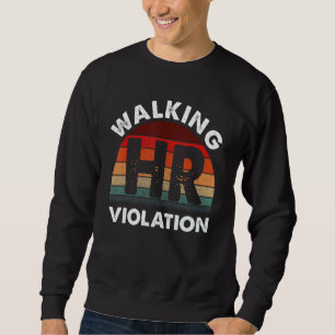 Sudadera Meme divertido sobre la marcha por violaciones de