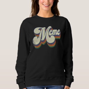 Sudadera Meme para la abuela Retro Vintage Día de la Madre 
