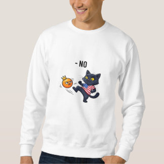 Sudadera Meme Político Divertido Sin Diseño de Gato