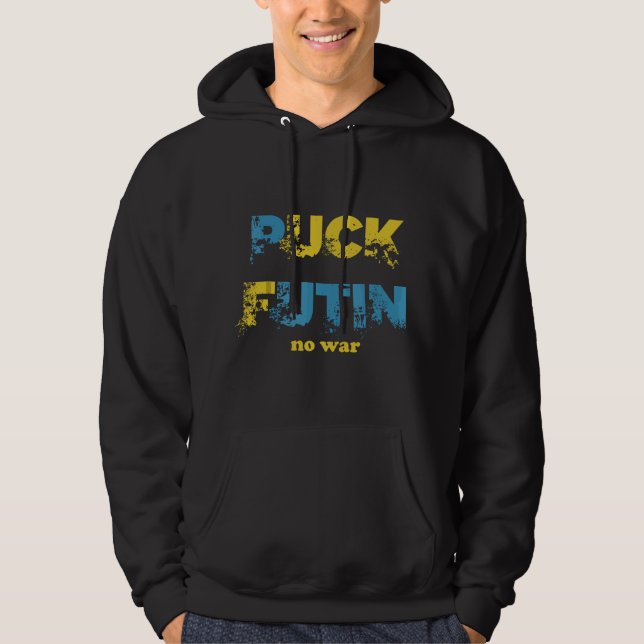 Sudadera meme puck futin sin guerra  (Anverso)