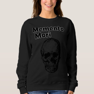 Sudadera Memento Mori Romano Emperador Skull Frase latina R