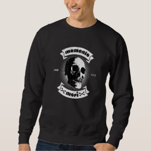 Sudadera Memento Mori Stoic Skull Style Premi gráfico