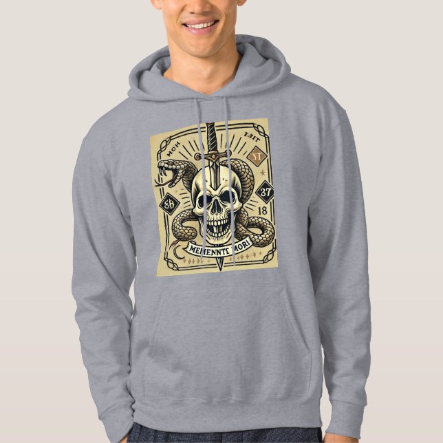 Sudadera Memento Mori Tattoo Hoodie (Anverso)