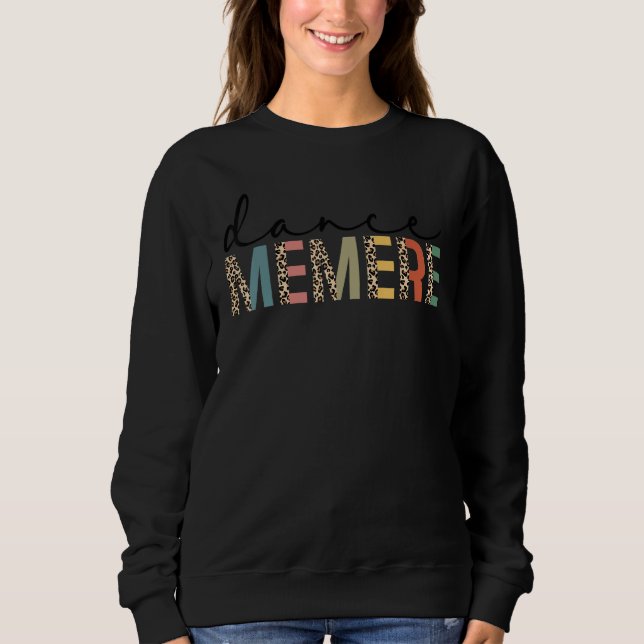 Sudadera Memere de baile de un bailarín Memere Leopardo bai (Anverso)
