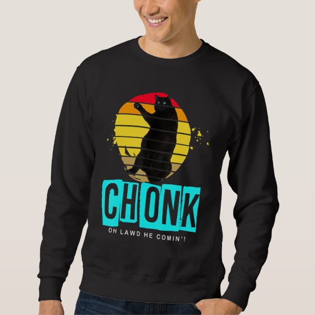 Sudadera Memes de memes de chonk Scale Cat (Anverso)