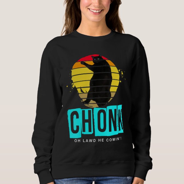 Sudadera Memes de memes de chonk Scale Cat (Anverso)