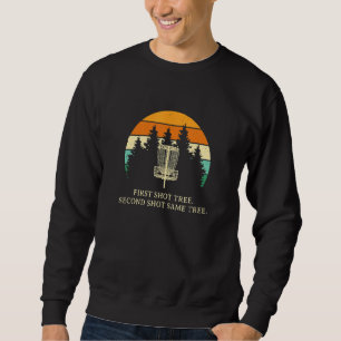 Sudadera Memes del Humor Golfer de Golf en disco de árbol d
