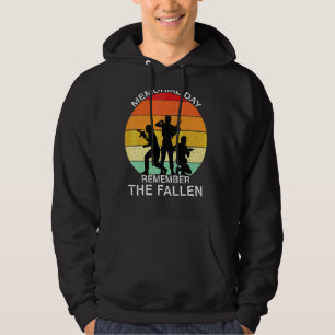 Sudadera Memorial Day Recuerden La Caída Del Veterano Ejérc