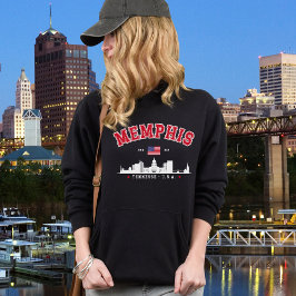 Sudadera "Memphis Tennessee – Skyline Art