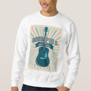 Sudadera Memphis, TN: Serie de guitarras Rock-N-Roll