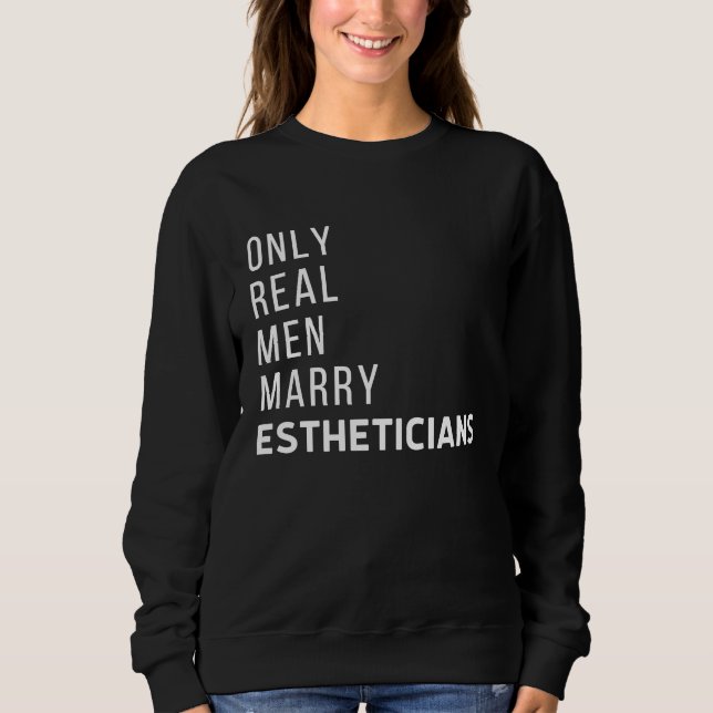 Sudadera Men Marry Estheticians Licensed Esthetician Skin C (Anverso)