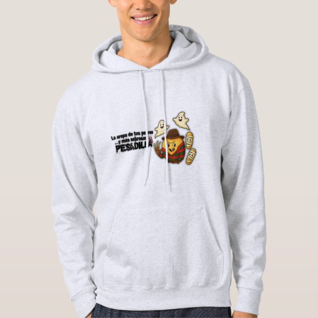 Sudadera Men’s Hoodie – Freddy Arepa Nightmare Venezuela (Anverso)