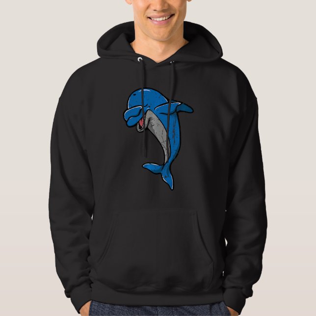 Sudadera Men Women Cool Dabbing Dolphin Whale Cute Orca Dol (Anverso)