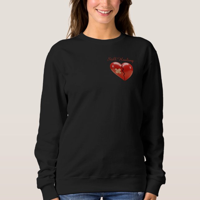 Sudadera Mended Heart Hoodie - Healing Through Love (Anverso)
