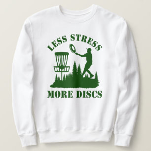 Sudadera Menos Estrés Más Discos Golf De Disco Vintage
