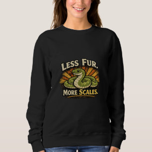 Sudadera Menos Pelaje. Más Escamas.