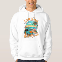 Sudadera Menos Trabajo Más Playa para Vacaciones de Verano