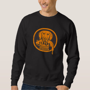 Sudadera Mens #1 Papá Lab Probado - Labrador de caza de pat