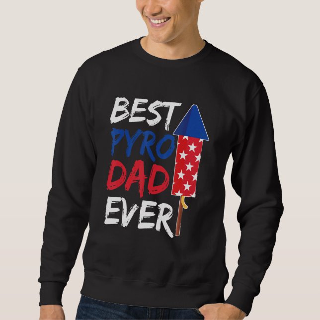 Sudadera Mens 4th of July for your Patriotic Pyrotechnist D (Anverso)