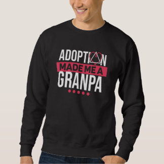 Sudadera Mens Adoption Made Me A Grandpa Adoptive Parents a