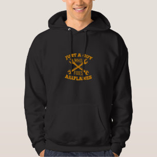 Sudadera Mens Aircraft Engineering Cita Para Una Aeronave M