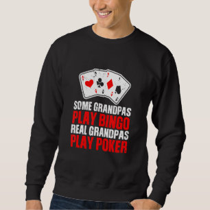 Sudadera Mens Algunos Abuelos Juegan Bingo Real Grandpas Pl