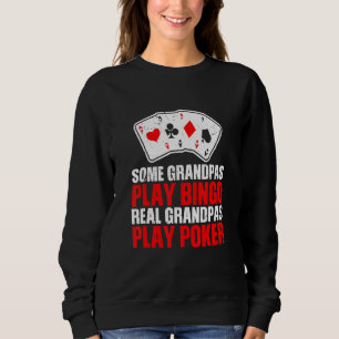 Sudadera Mens Algunos Abuelos Juegan Bingo Real Grandpas Pl